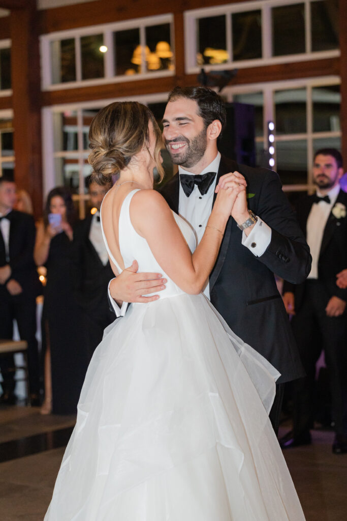 New York City Wedding Ceremony - Central Park Boat House first dance