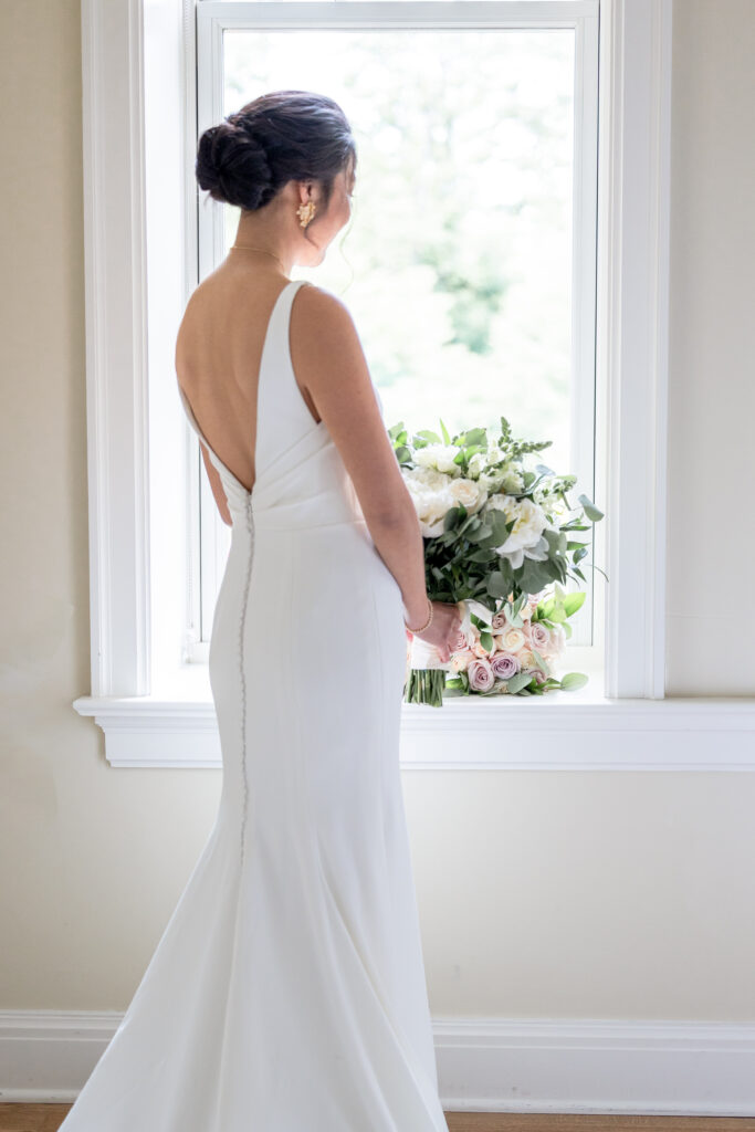 Bride getting ready portraits