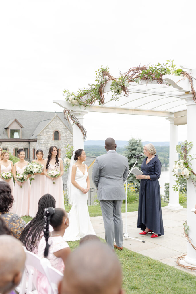 Wedding Ceremony at the New York Upstate Wedding Venue - near Hudson Valley