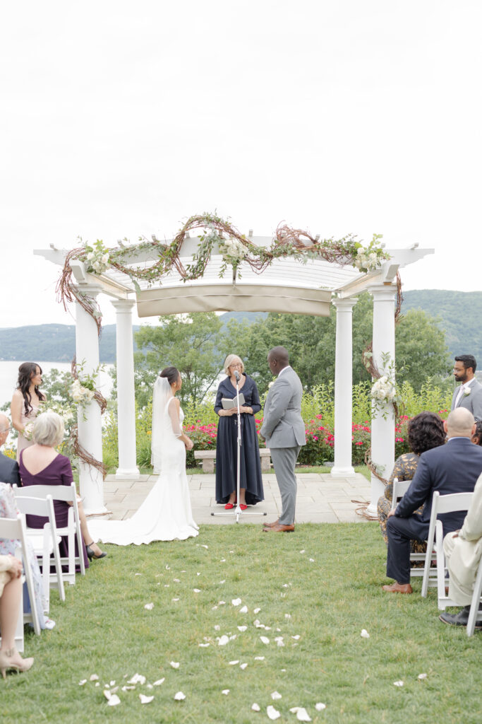 Wedding Ceremony at the New York Upstate Wedding Venue - near Hudson Valley