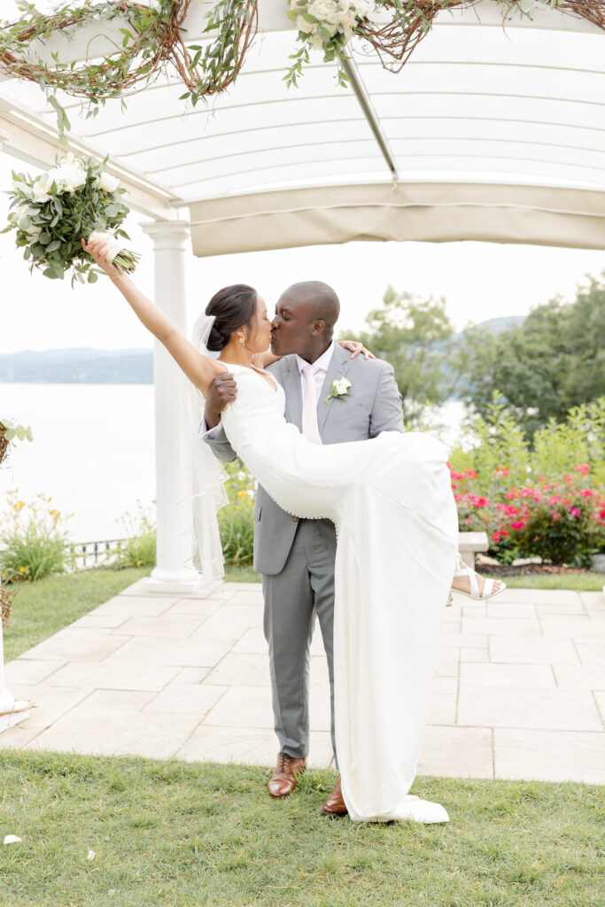 Wedding Ceremony at the New York Upstate Wedding Venue - near Hudson Valley