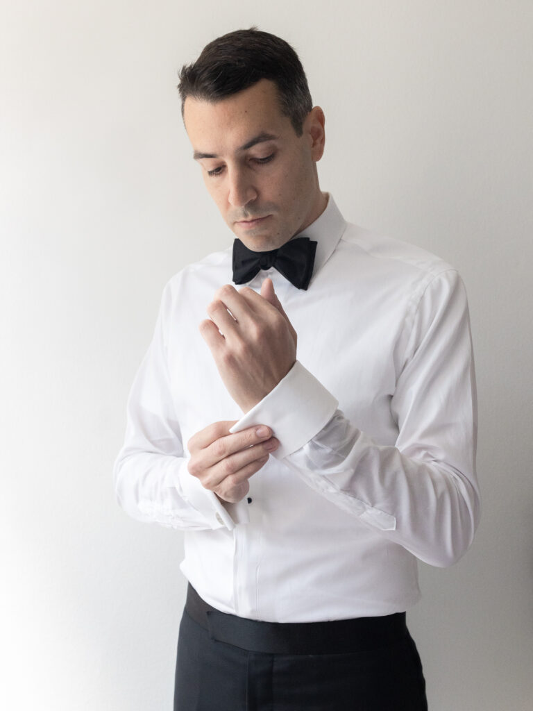 Groom Getting Ready Portraits for a NYC Wedding