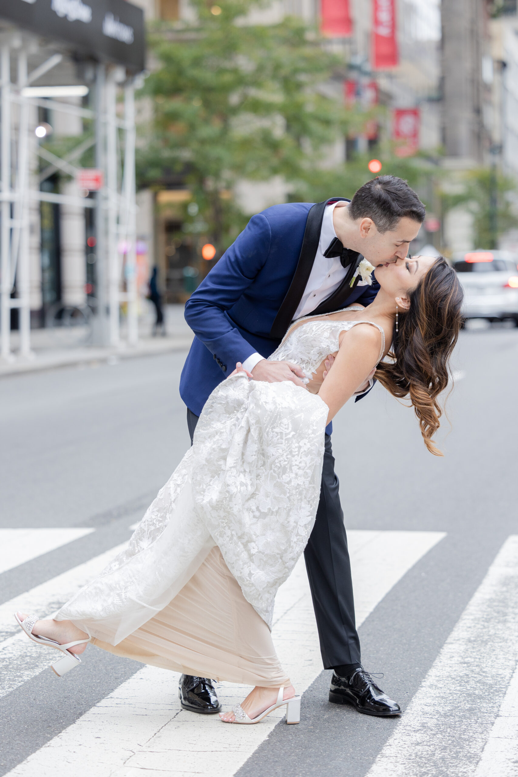 NYPL Wedding Portraits for Brooklyn Box House Hotel Wedding 