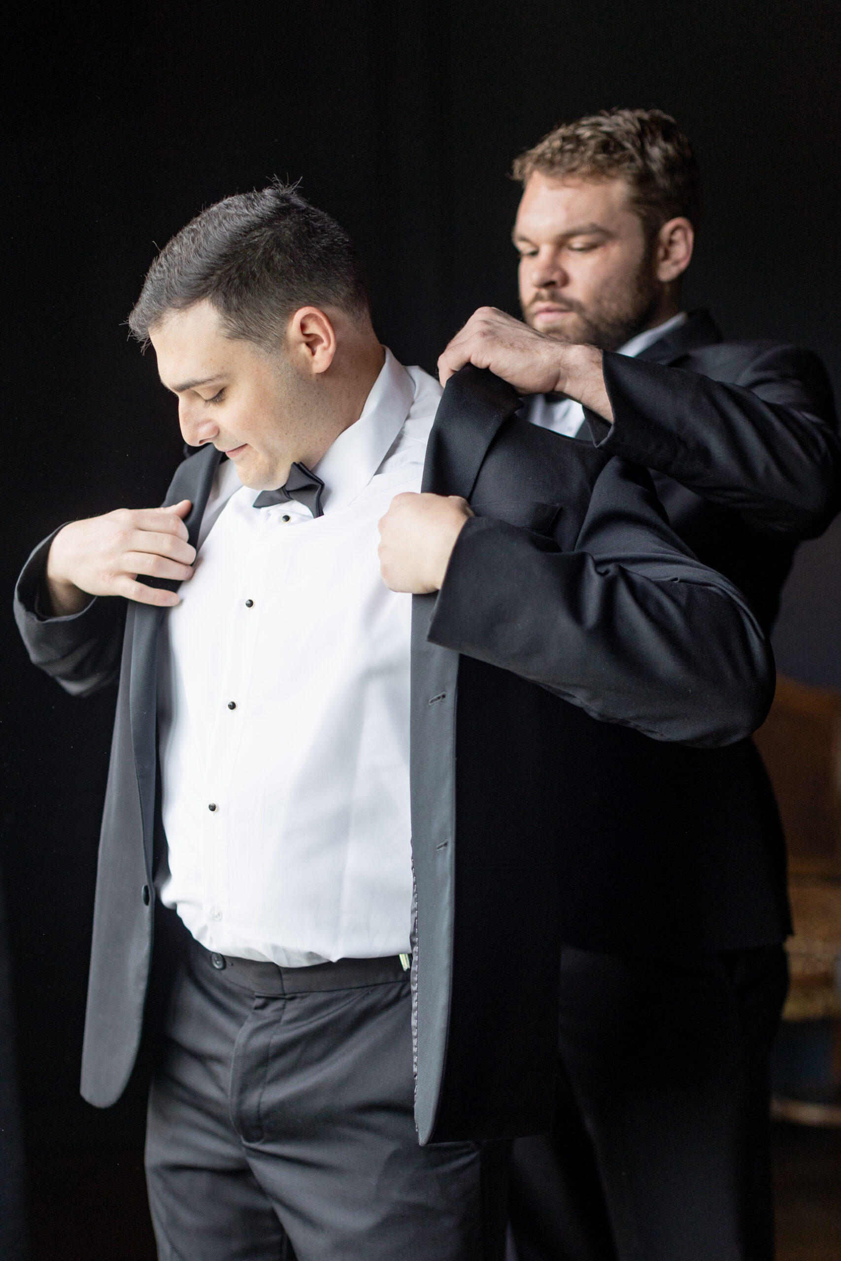 Groom Getting Ready_Jacket_Park Chateau Wedding Venue