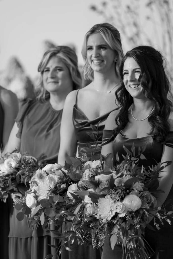 Wedding Ceremony_Bridesmaid Reactions_Yacht Club Wedding