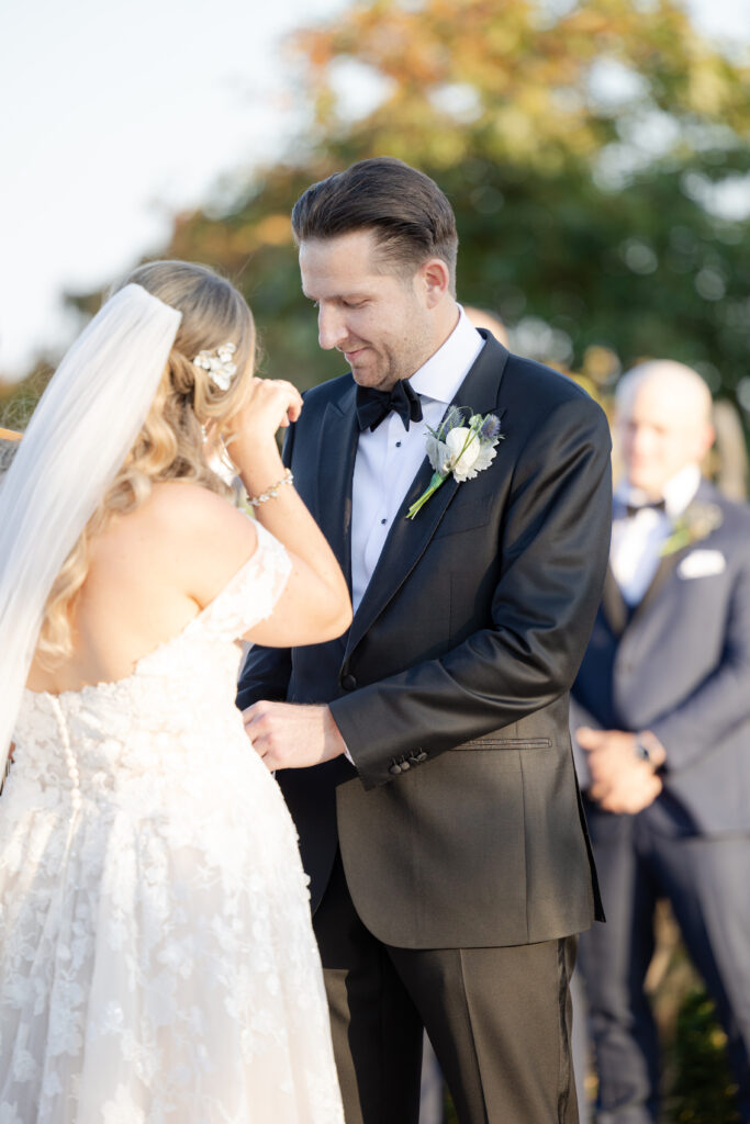 Wedding Ceremony_Bride and Groom_Yacht Club Wedding