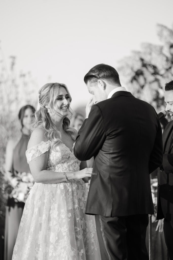 Wedding Ceremony_Bride and Groom_Yacht Club Wedding