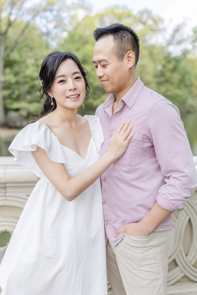 Romantic couple photos at Central Park