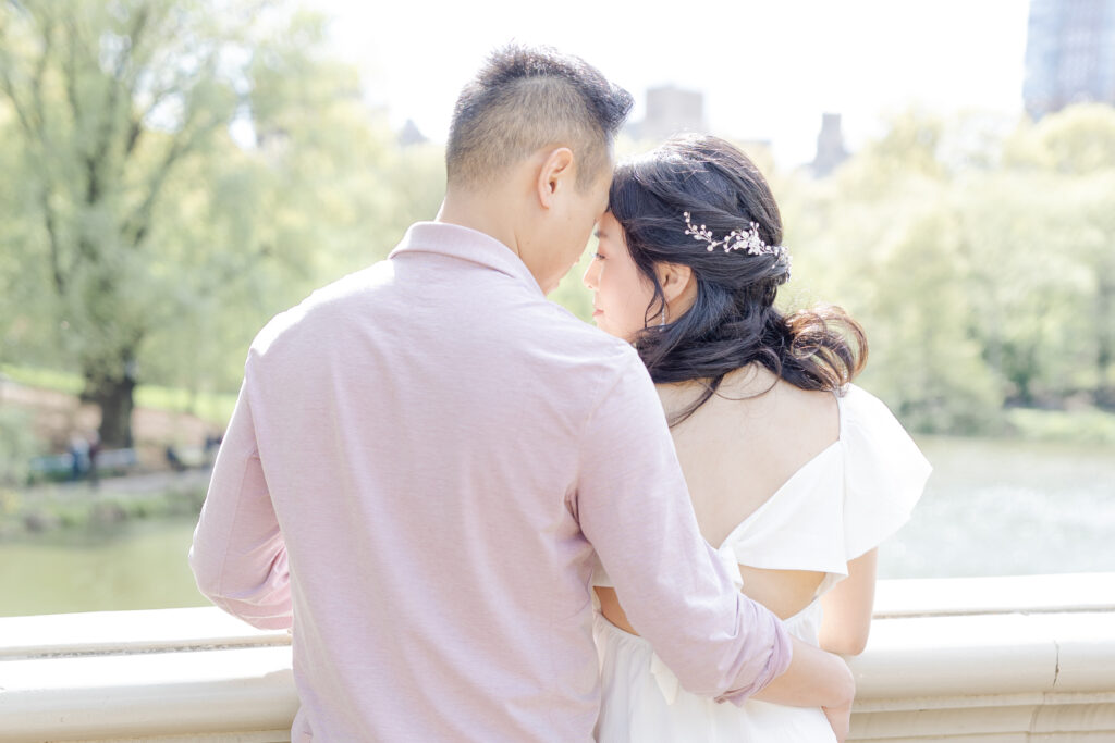 Bow Bridge Engagement Photos NYC