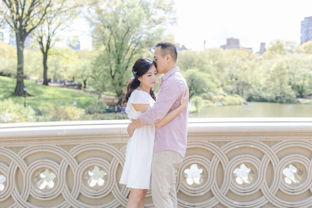 Bow Bridge Engagement Photos NYC