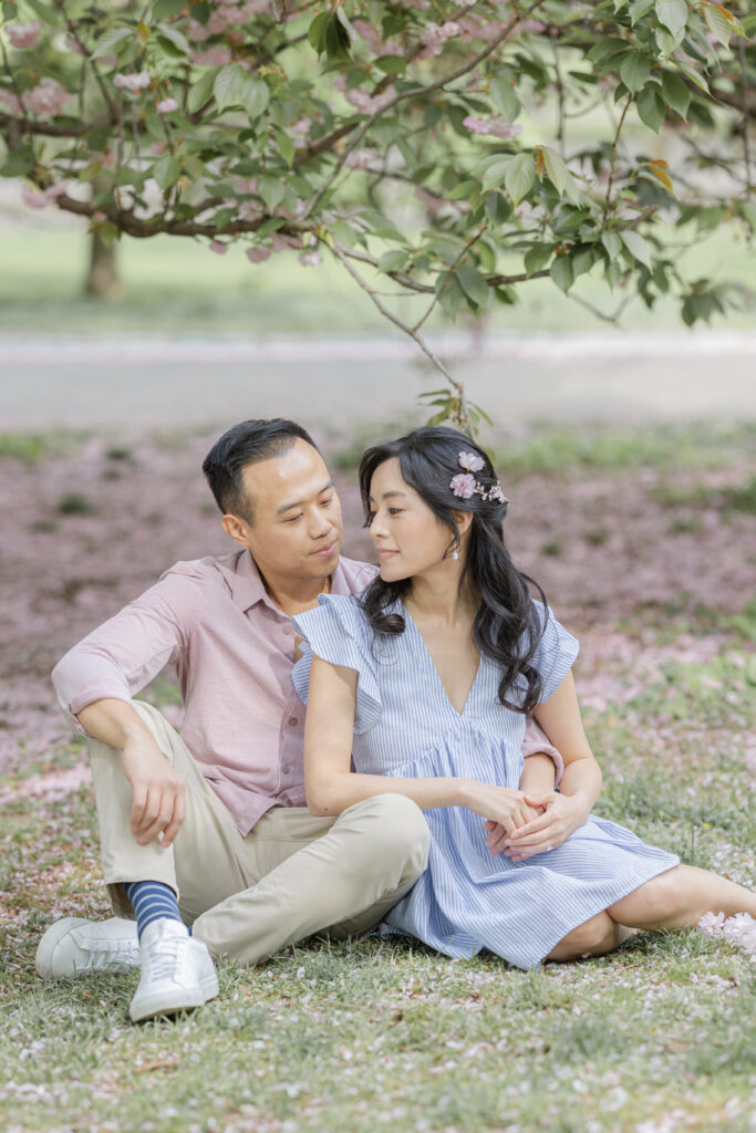 Central Park NYC with couple