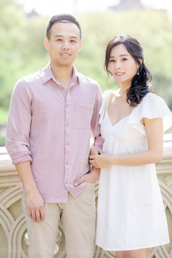 Couple at Bow Bridge, Central Park NYC