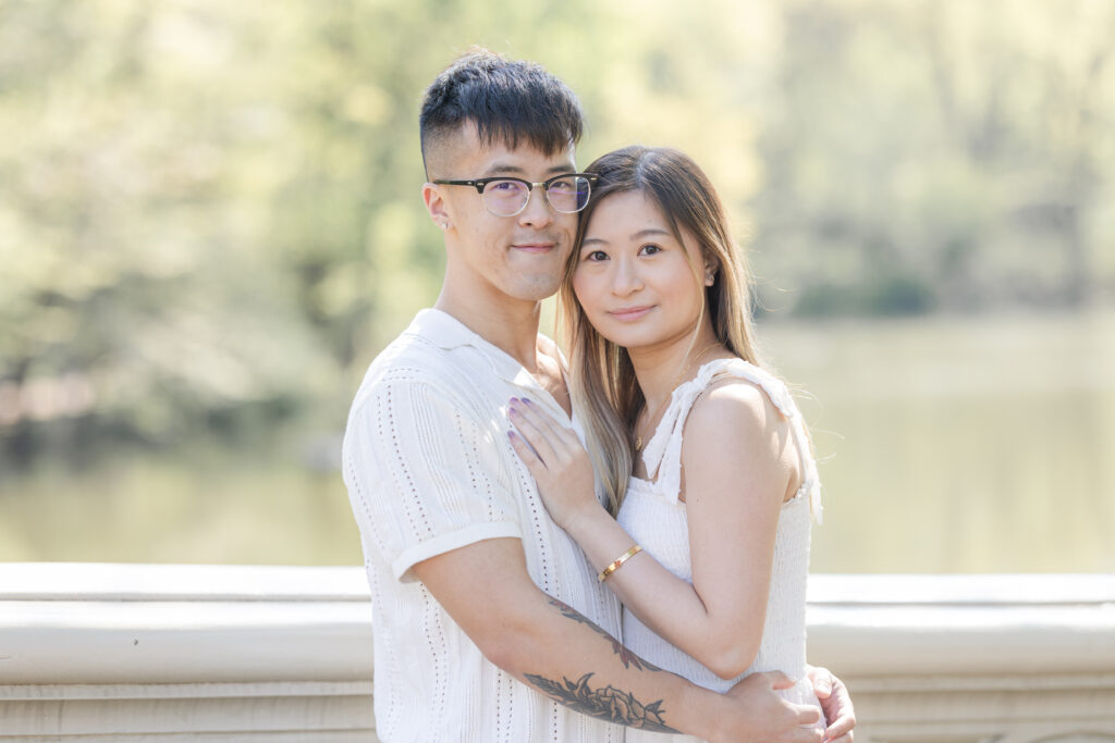 Engagement Photos NYC at Central Park Bow Bridge