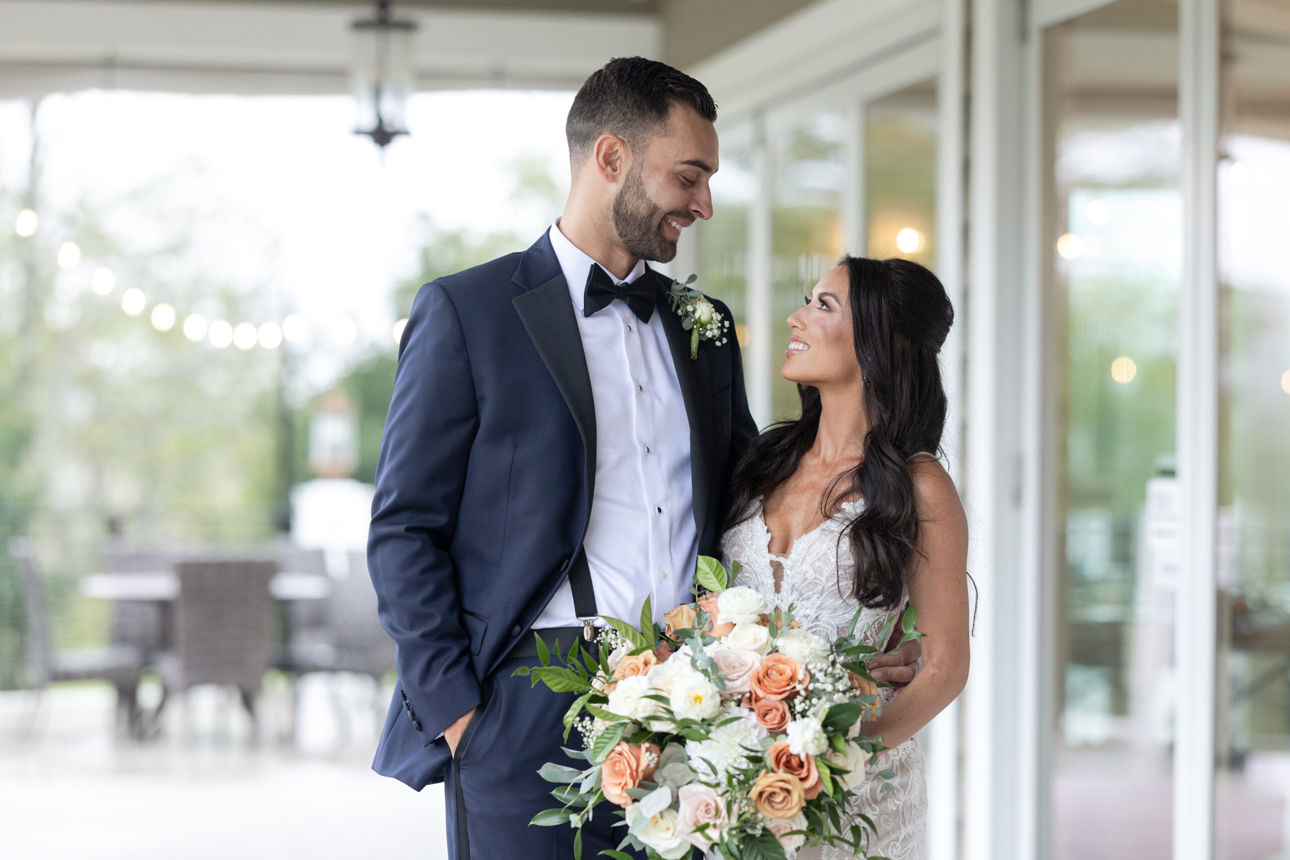 Bride and Groom Outdoor Couple Portraits_Bear Brook Valley Venue