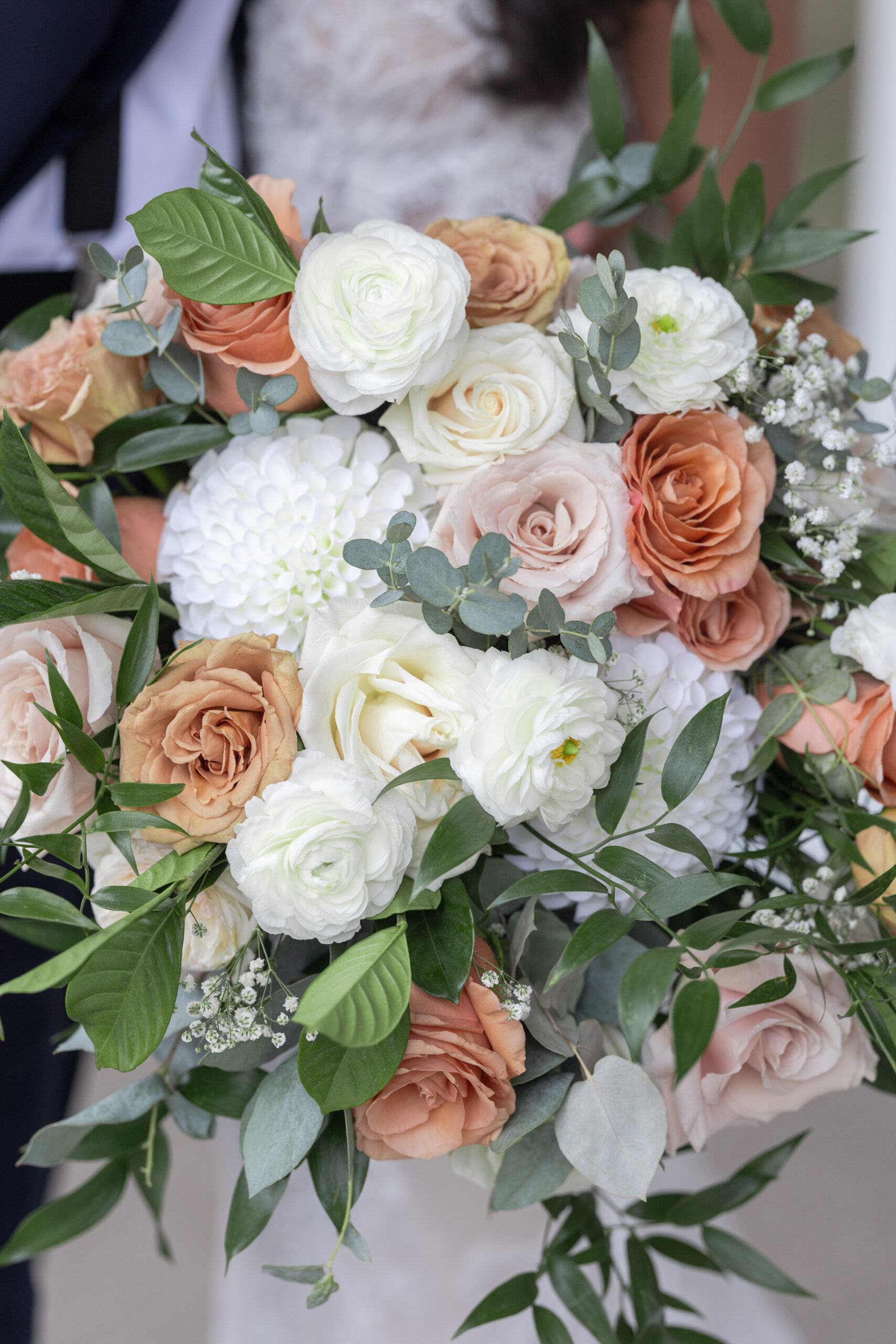 Bride's Bouquet Detail Shot