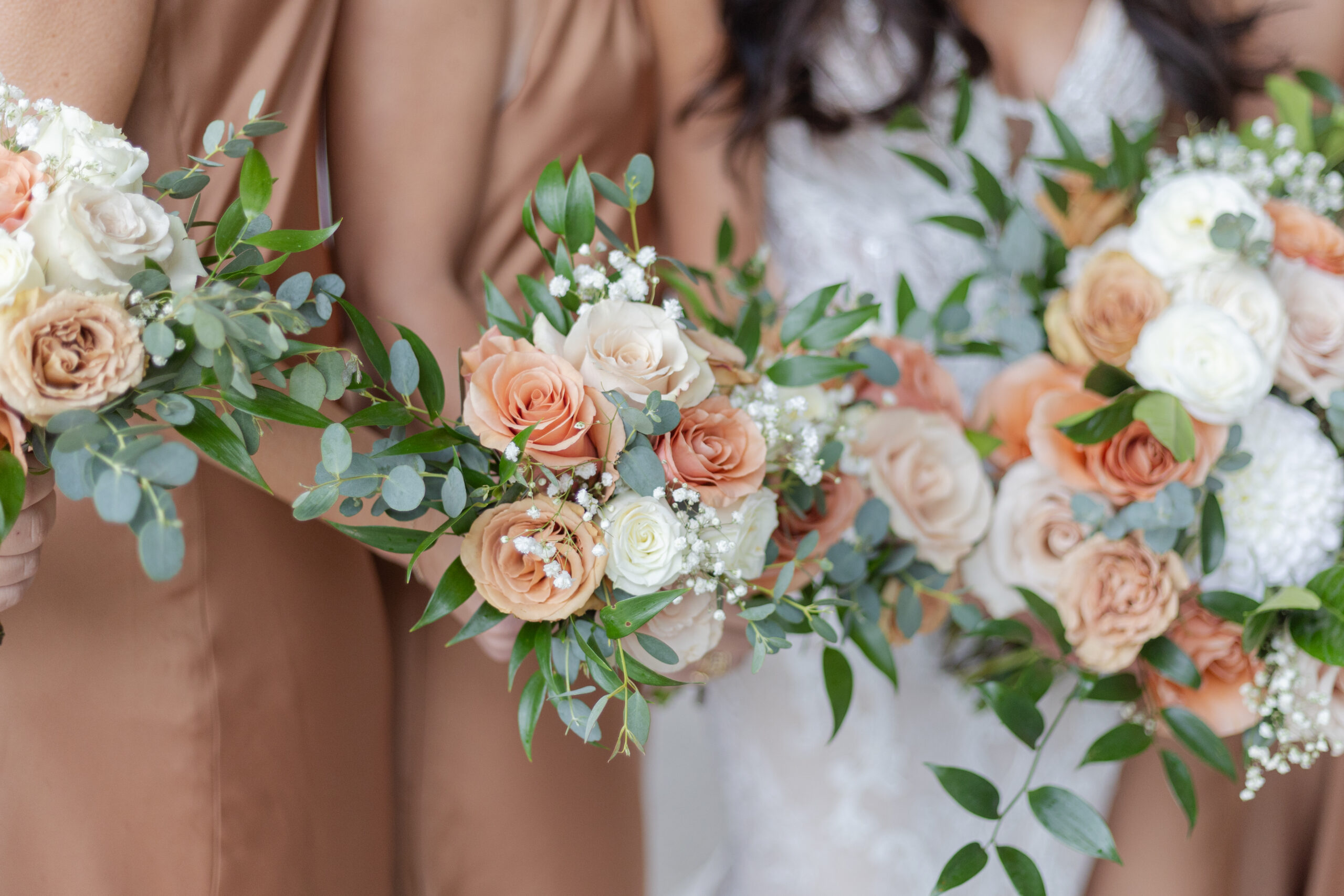 Bride and Bridesmaid's Bouquet