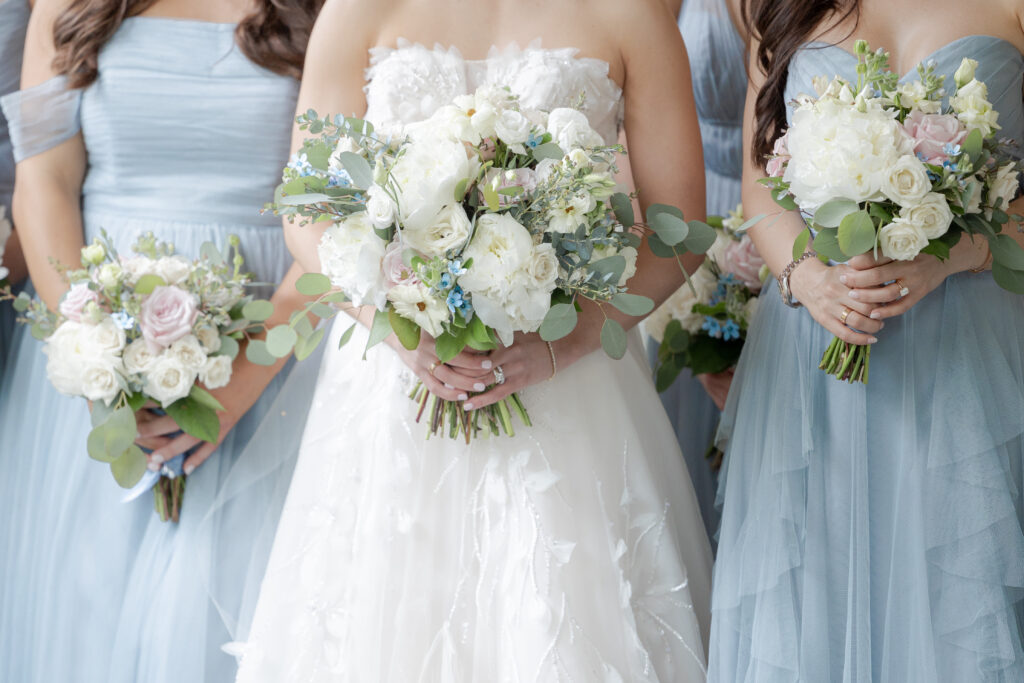 Bride and bridesmaid's bouquet