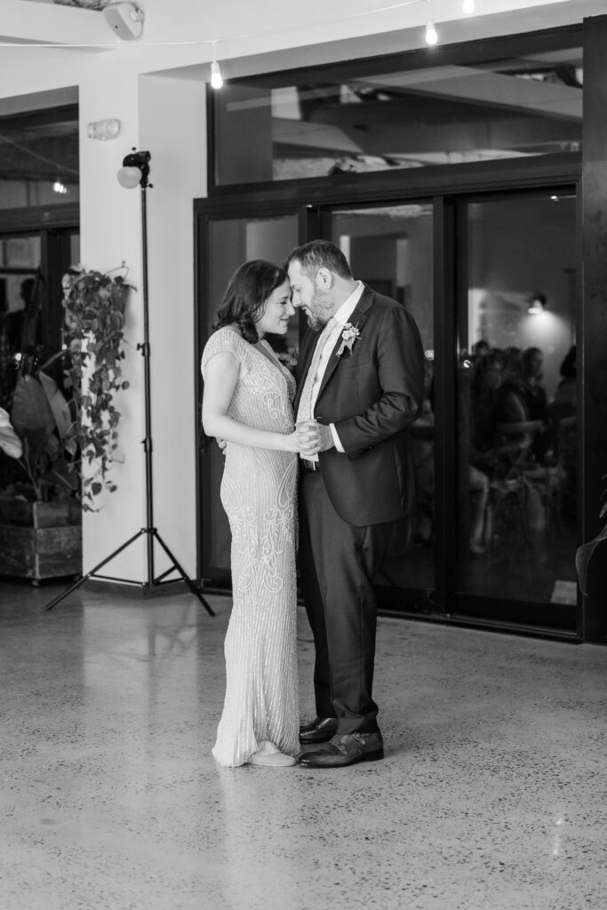 First dance inside Brooklyn Grange