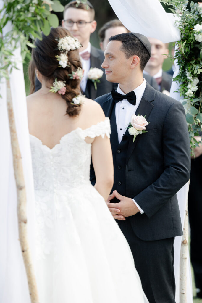 Wedding ceremony at Oceanview of Nahant