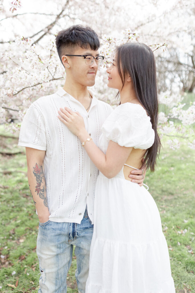 Romantic Cherry Blossom Photos in NYC