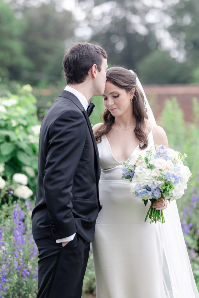 Outdoor bride and groom portraits in Princeton NJ Wedding Venue