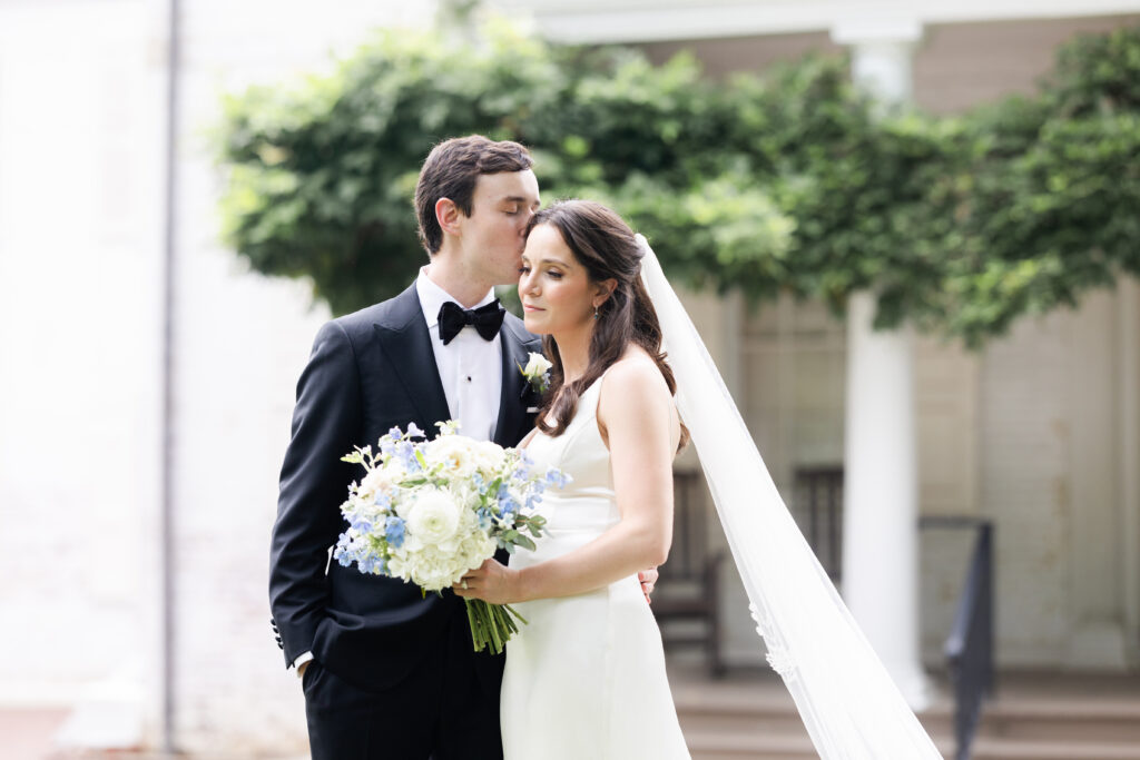 Outdoor bride and groom portraits in Princeton NJ Wedding Venue