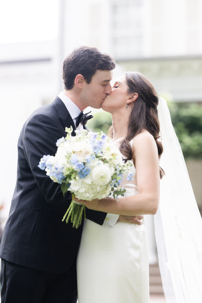 Outdoor bride and groom portraits in Princeton NJ Wedding Venue