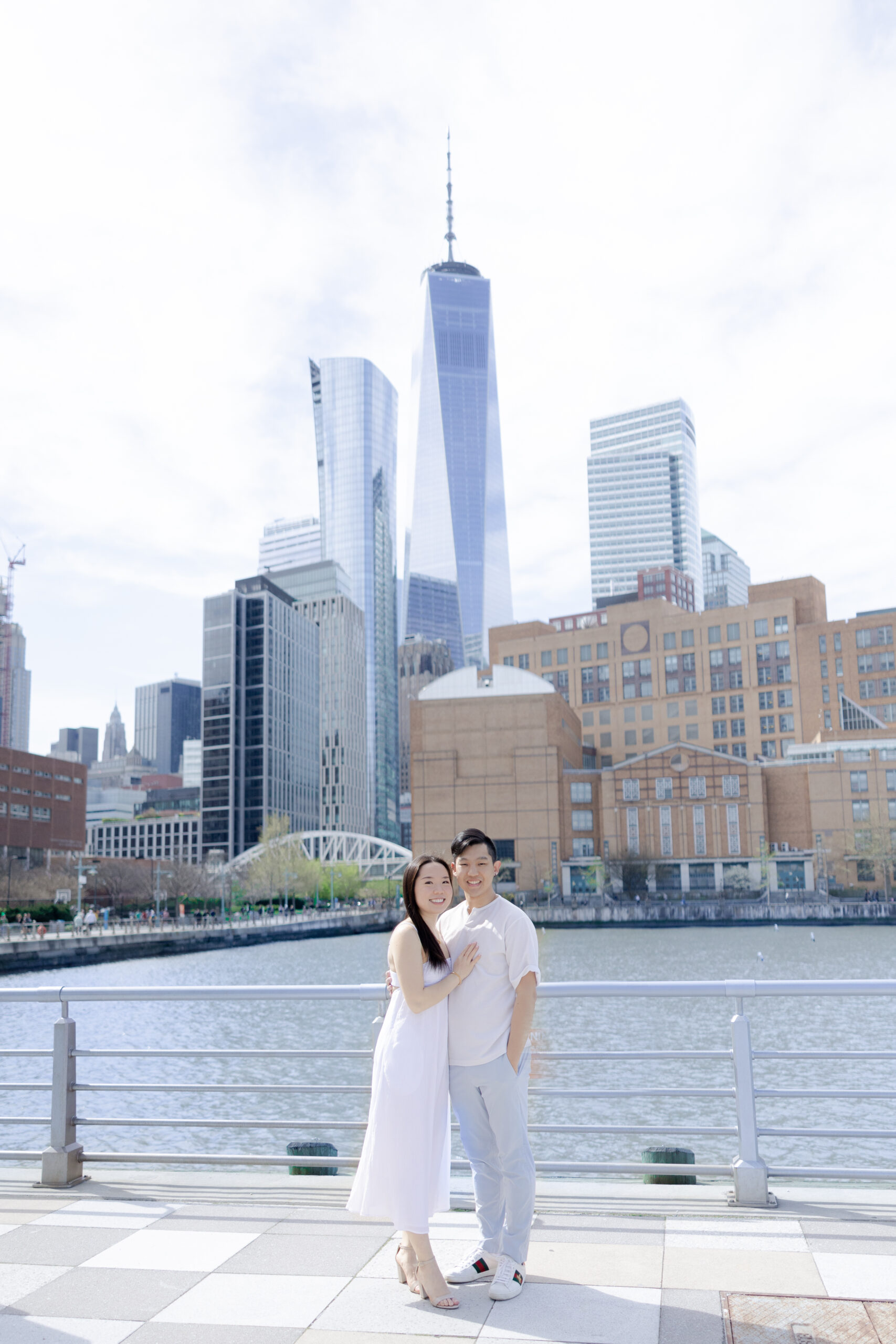 Couple at Tribeca NYC on Pier 26