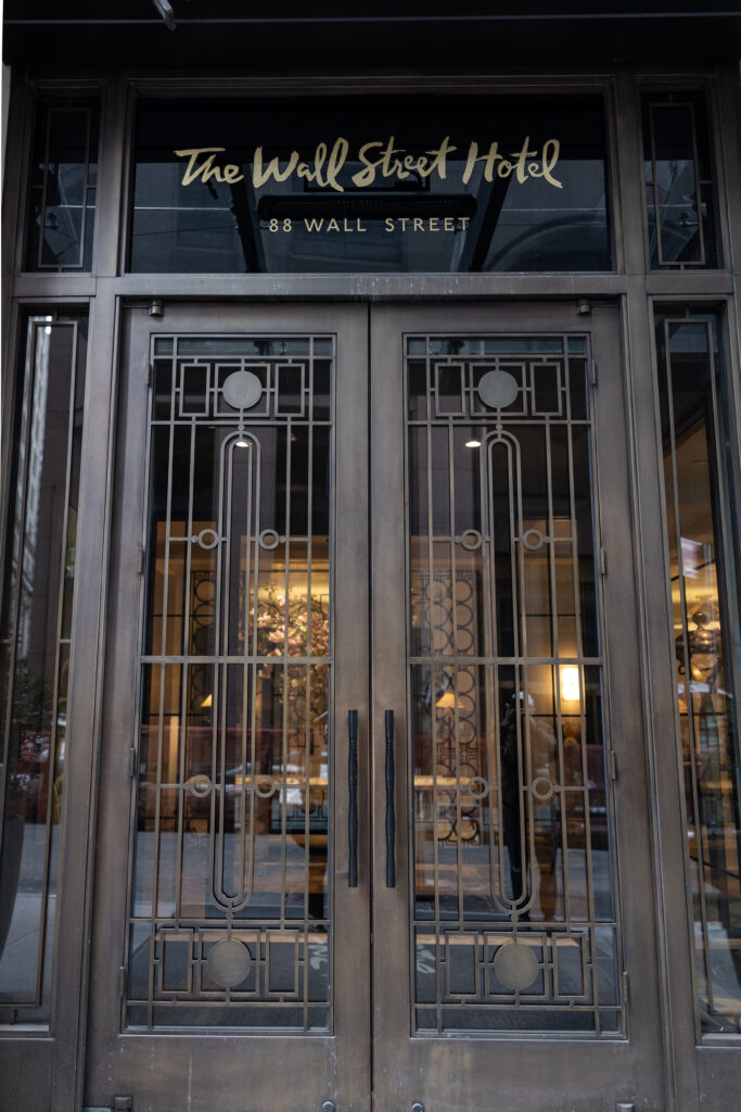 Wall Street Hotel Exterior Doors