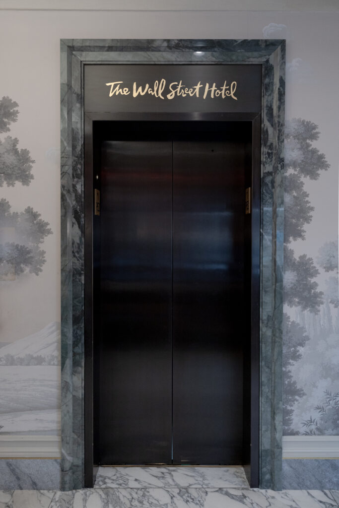 Wall Street Hotel elevator