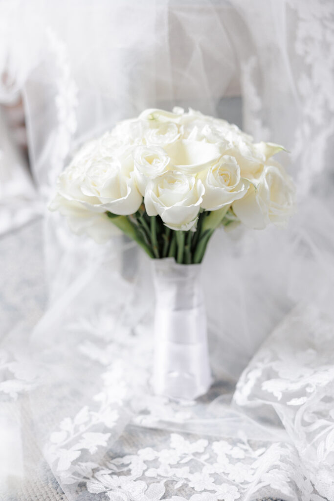 White floral bouquet