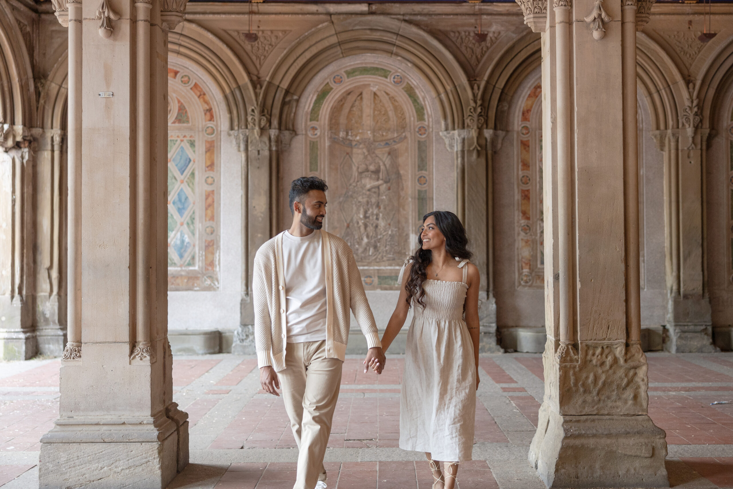 Casual engagement outfit