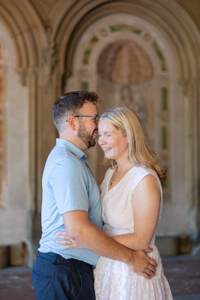 Engagement photos at Central Park NYC