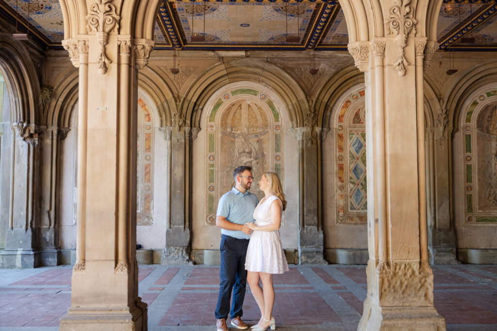 Engagement photos at Central Park NYC