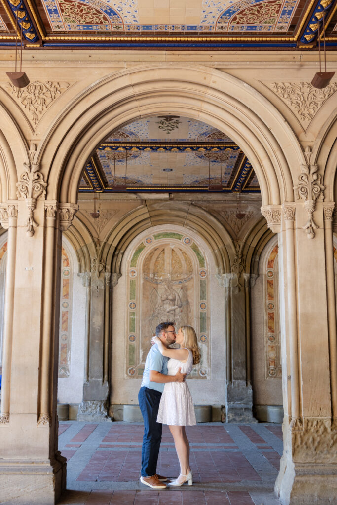 Engagement photos at Central Park NYC