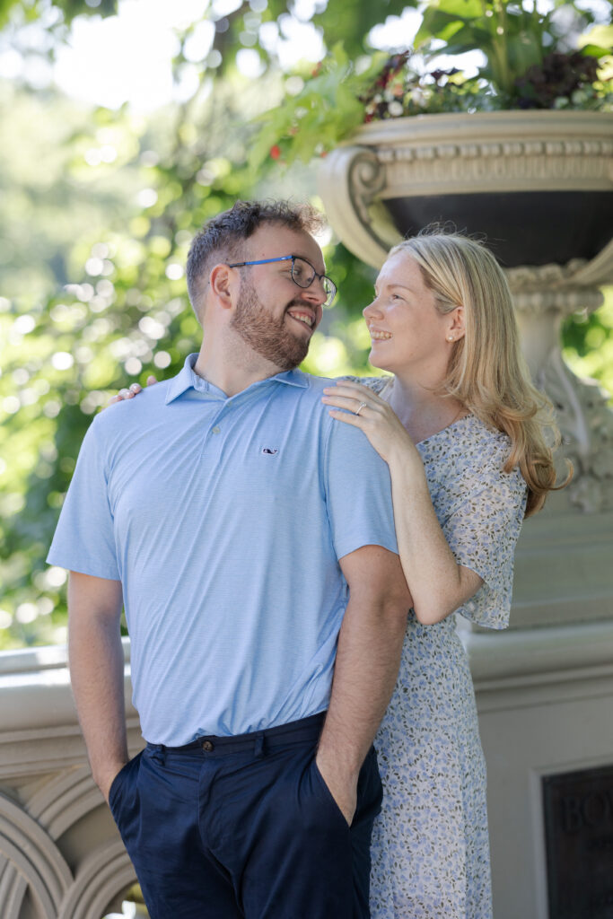 Central Park engagement photos