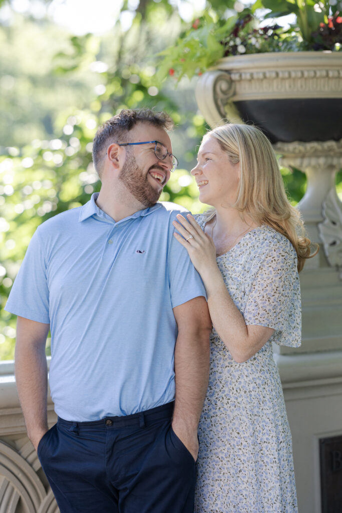 Central Park engagement photos