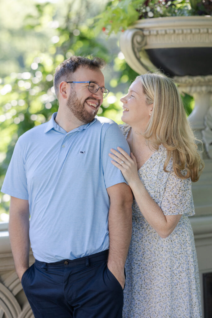 Central Park engagement photos