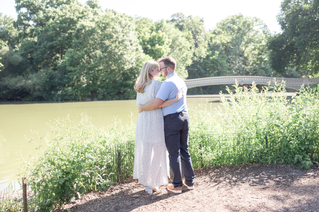 Summer engagement photos in Central Park