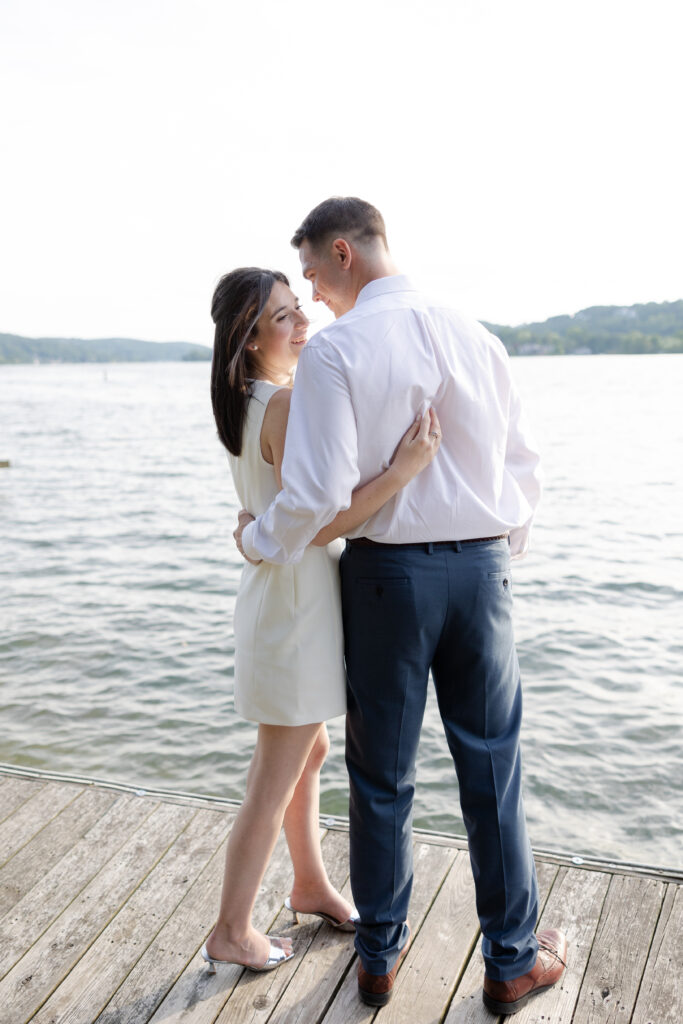 Engagement session at Lake Mohawk New Jersey