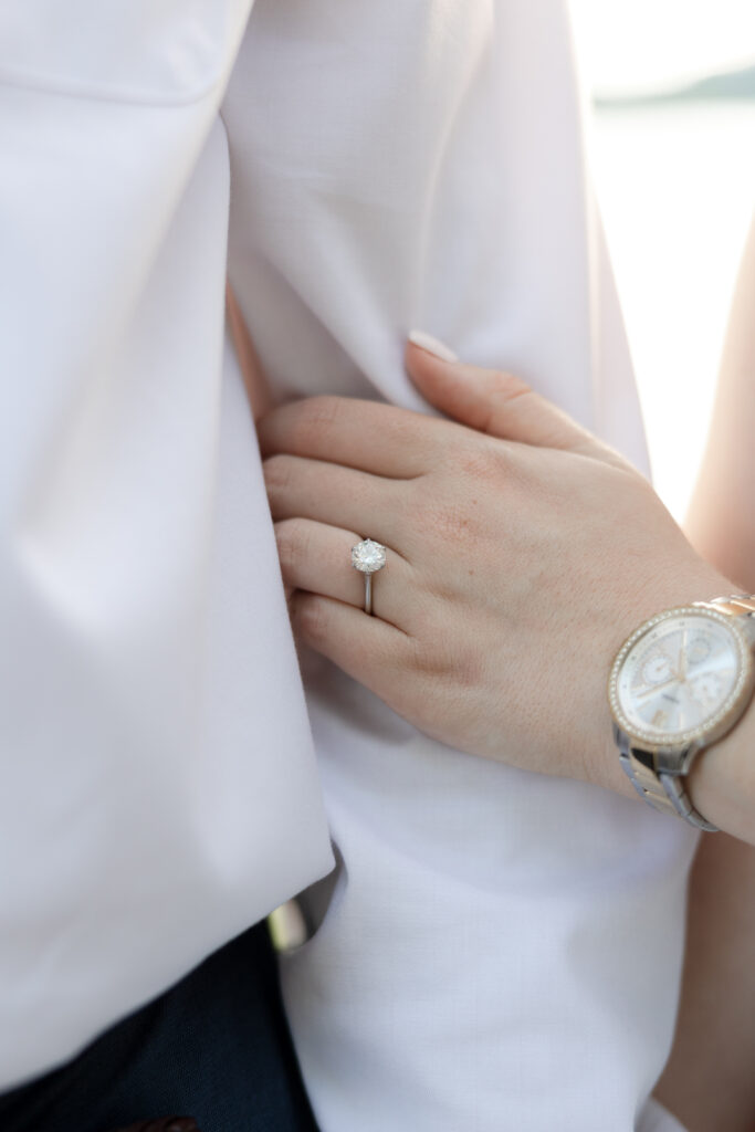 Engagement ring detail shots