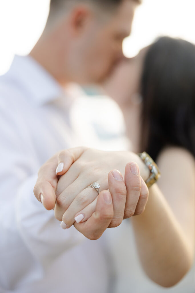 Engagement ring detail shots