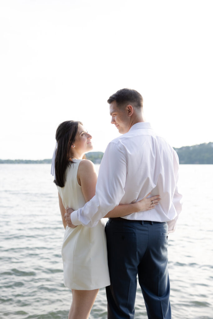 Engagement session at Lake Mohawk New Jersey