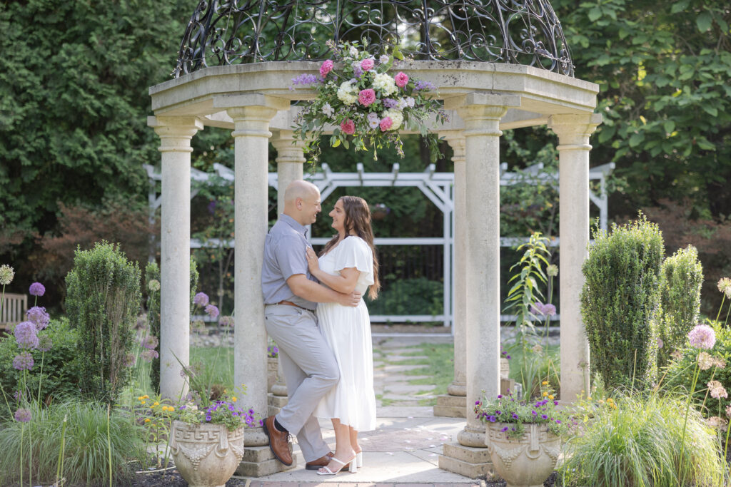 Sayen House and Gardens engagement photos