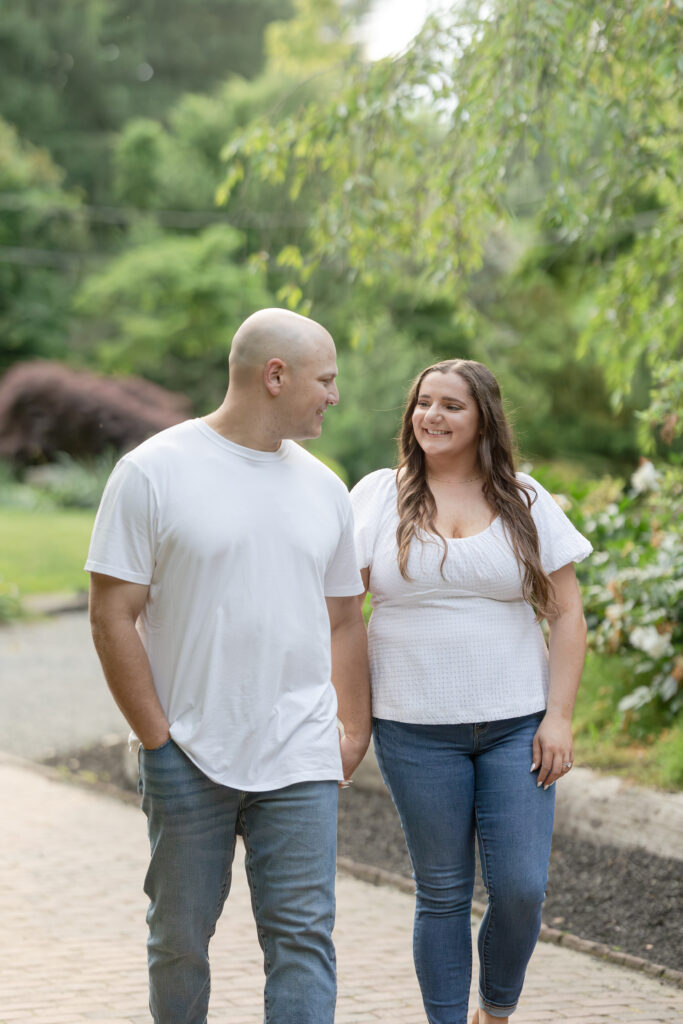 New Jersey couple photos at Sayen House and Gardens