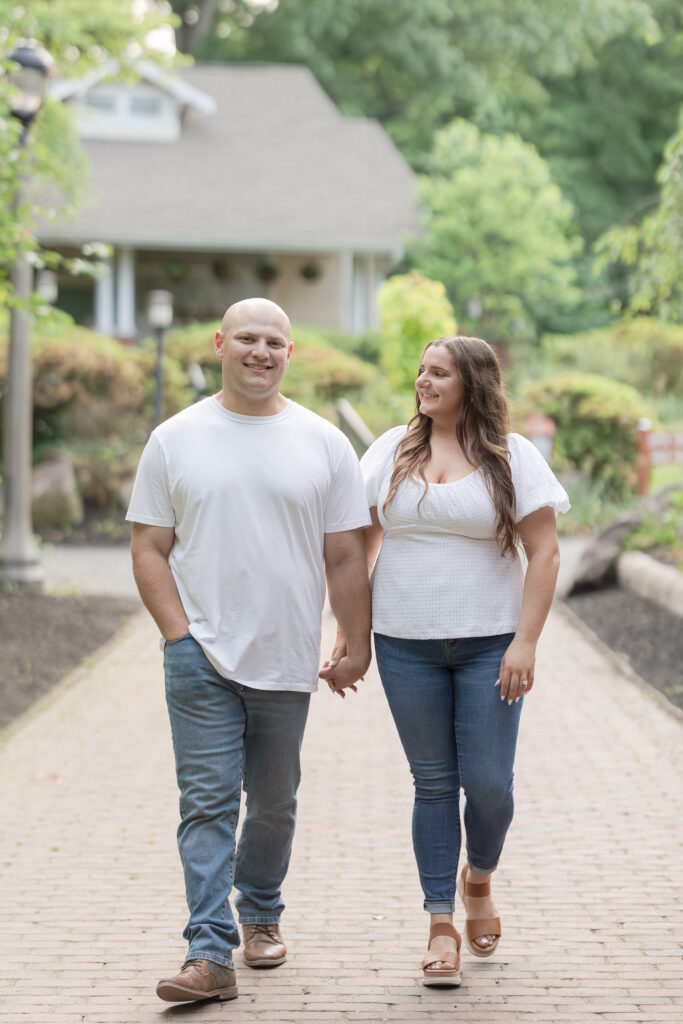 New Jersey couple photos at Sayen House and Gardens