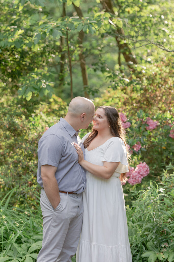 Sayen House and Gardens engagement photos