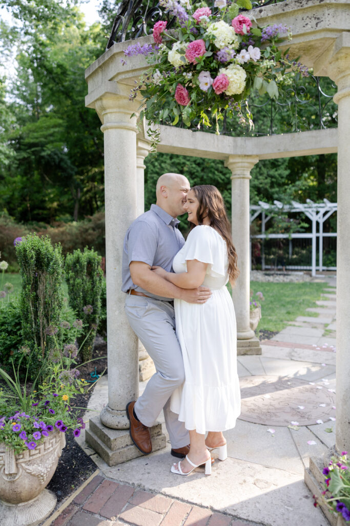 Sayen House and Gardens engagement photos