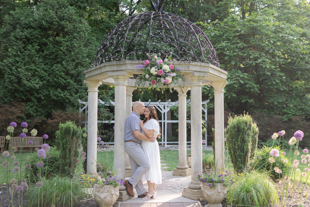 Sayen House and Gardens engagement photos