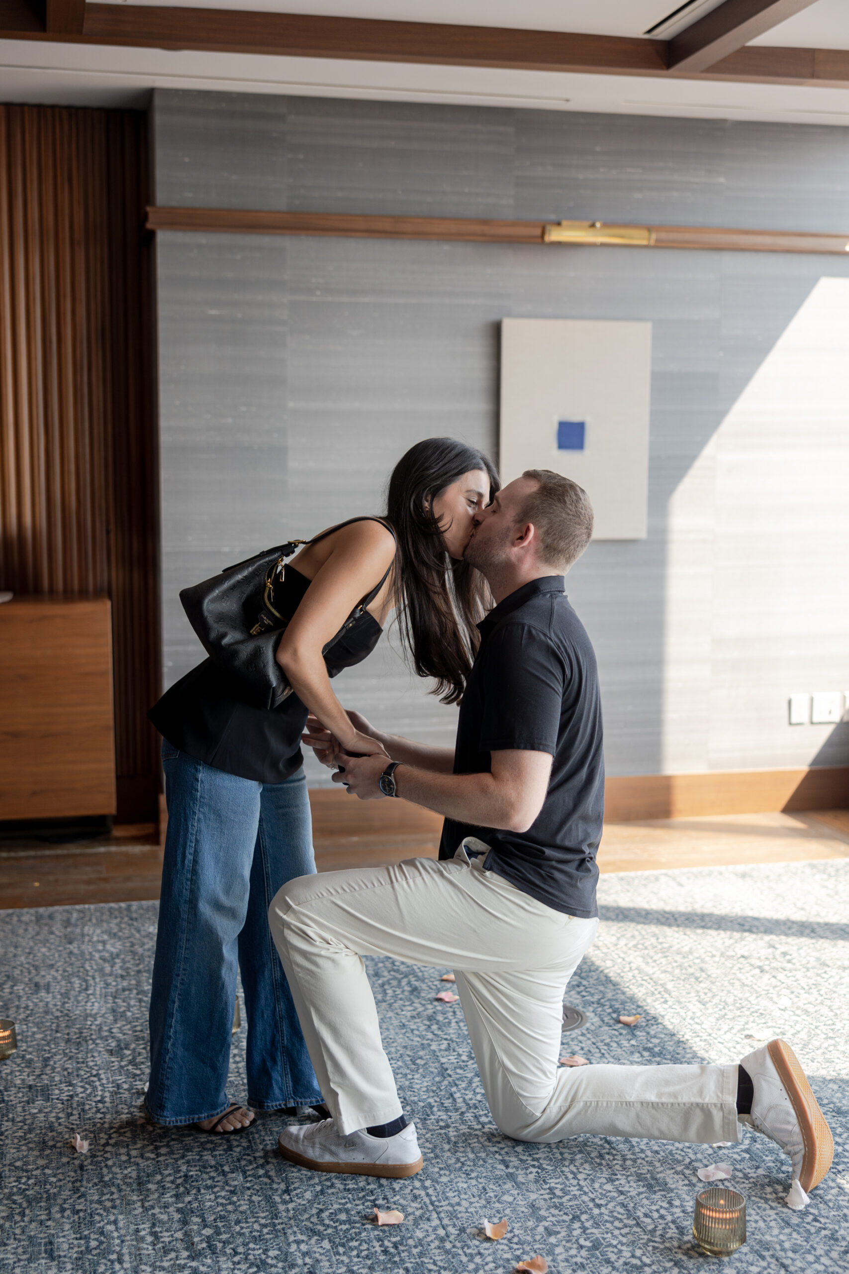 A surprise proposal in NYC